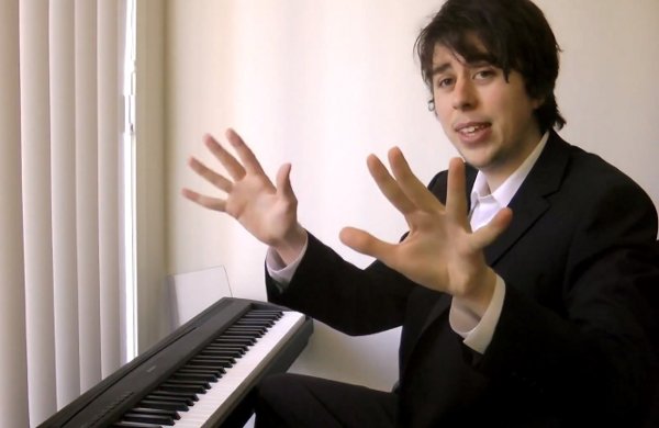 Fake playing piano 2